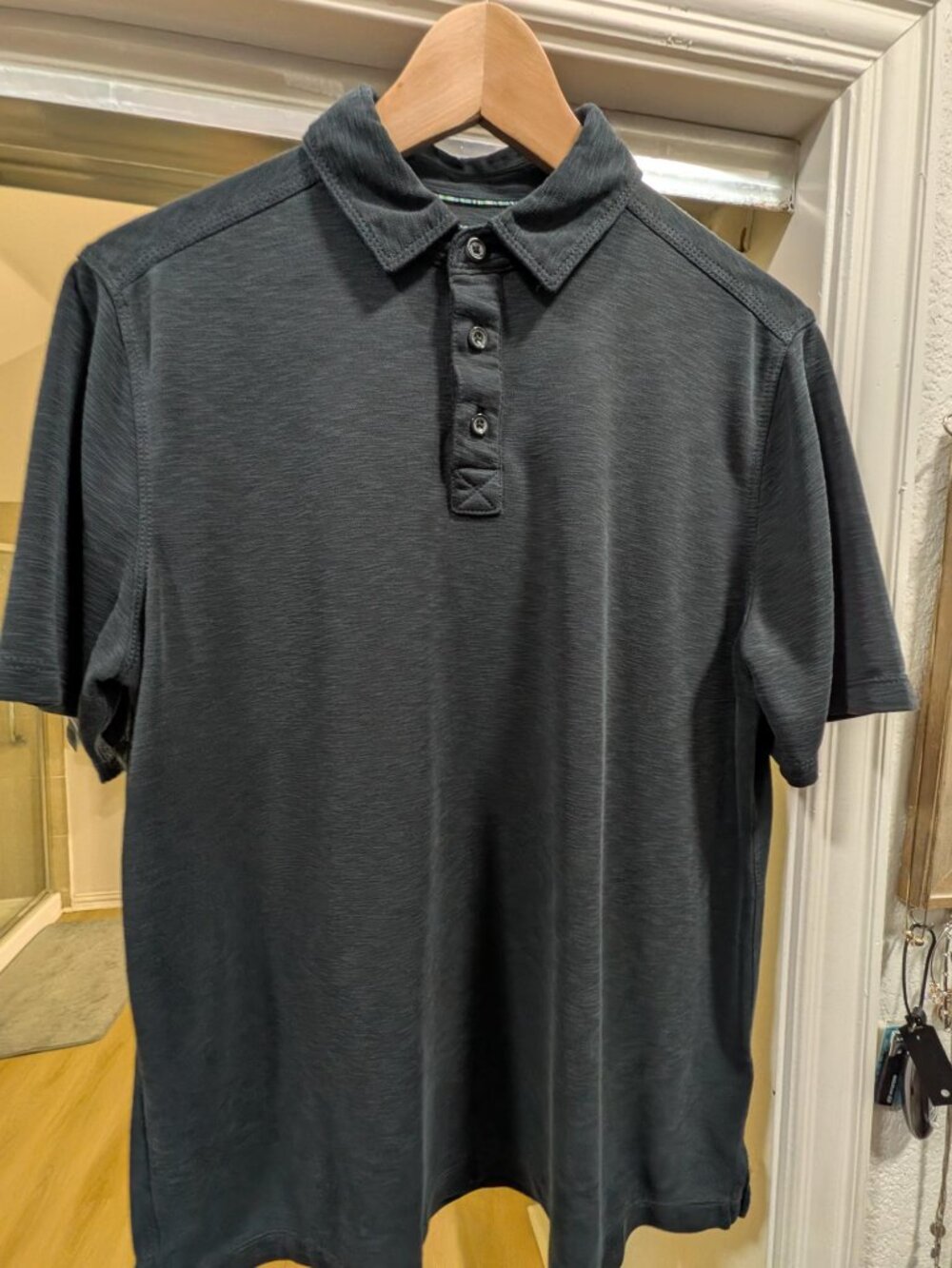 Johnston & Murphy slub polo - Medium